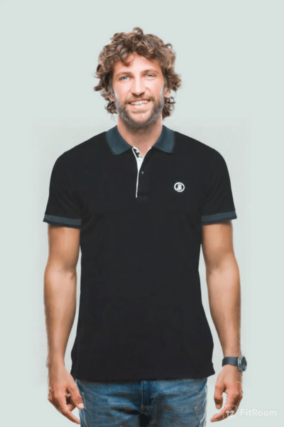T-shirt Black Tiger